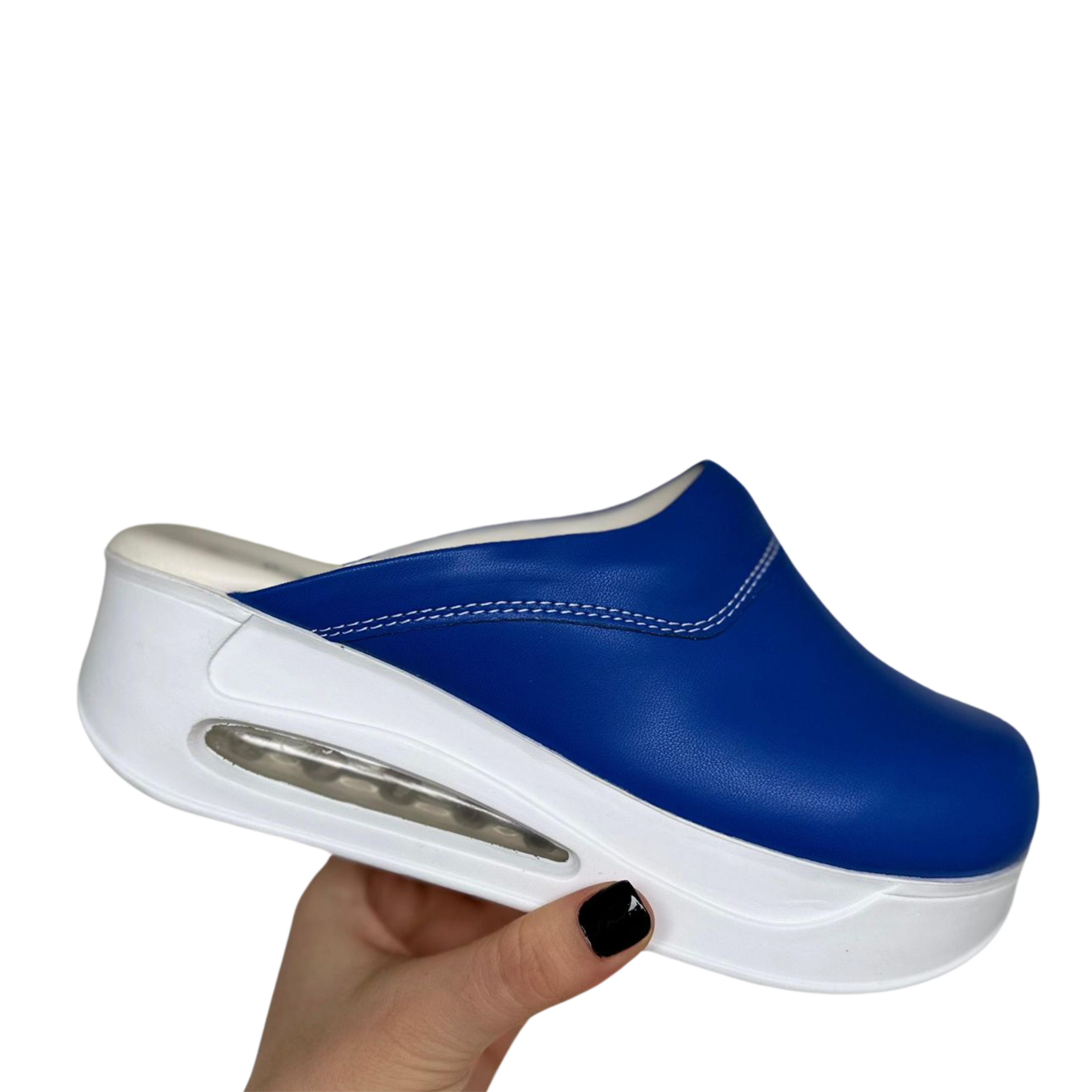 Airmeds Clogs Solid Dark Blue