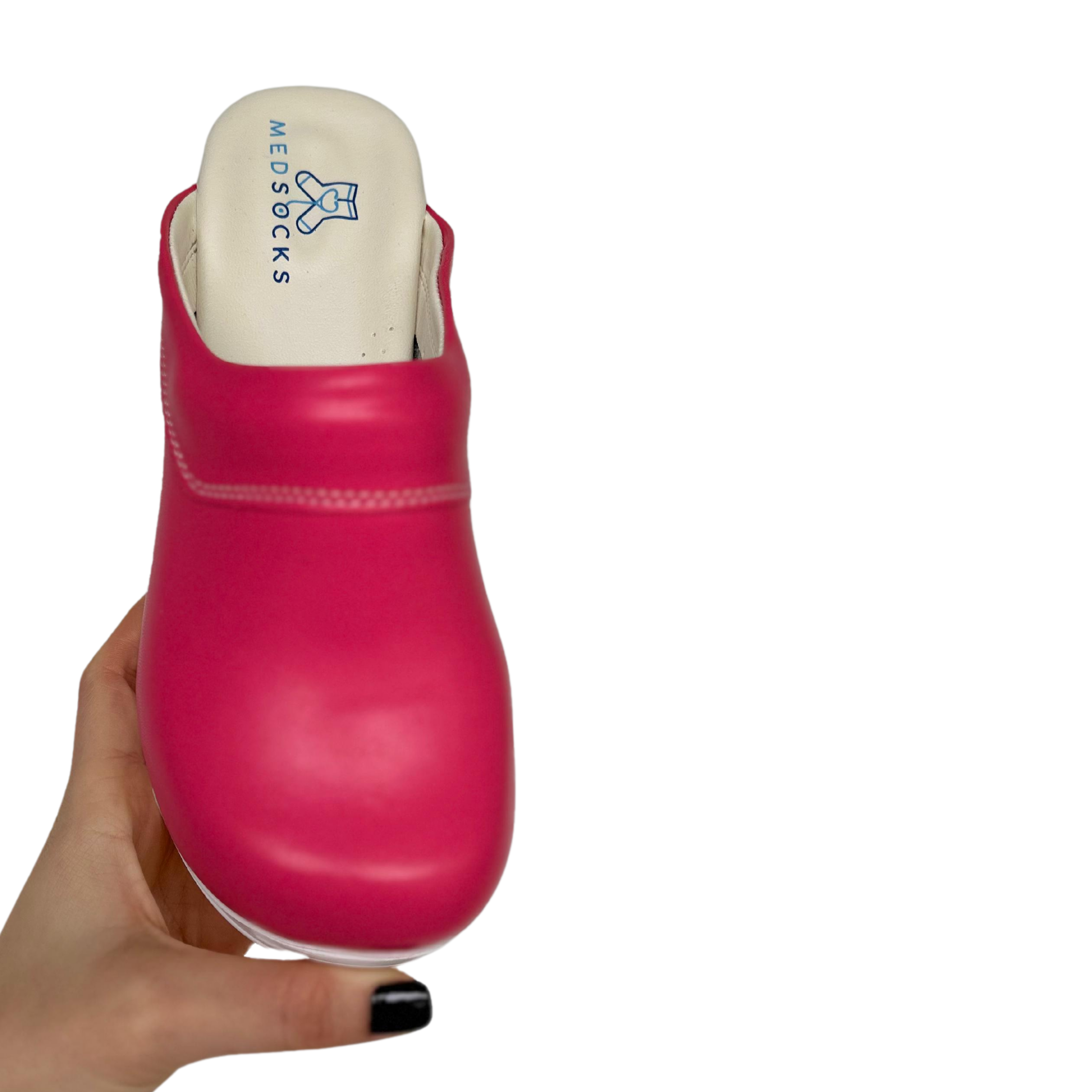 Airmeds Clogs Solid Dark Pink