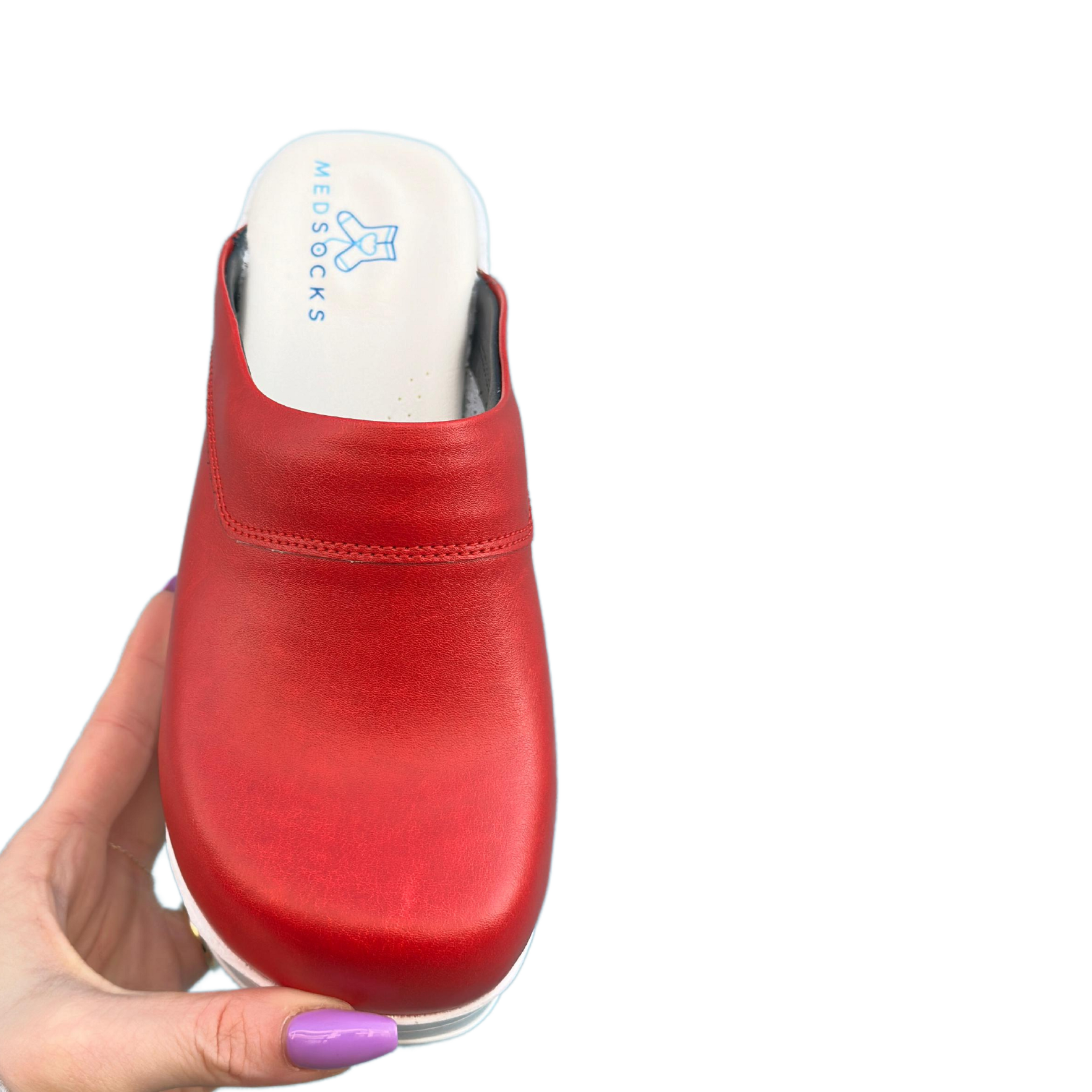 Airmeds Clogs Solid Red / Red