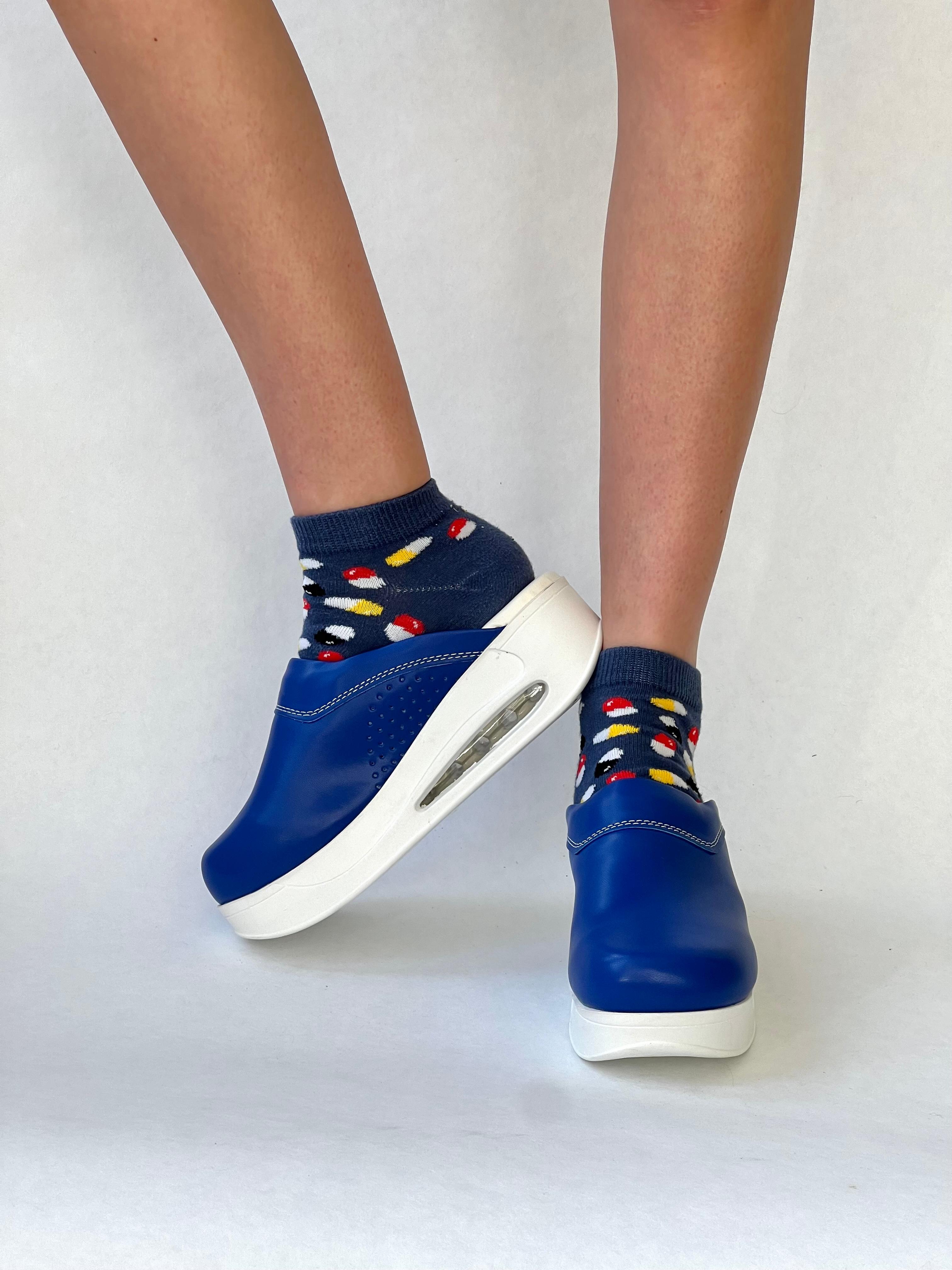 Airmeds Clogs Solid Dark Blue