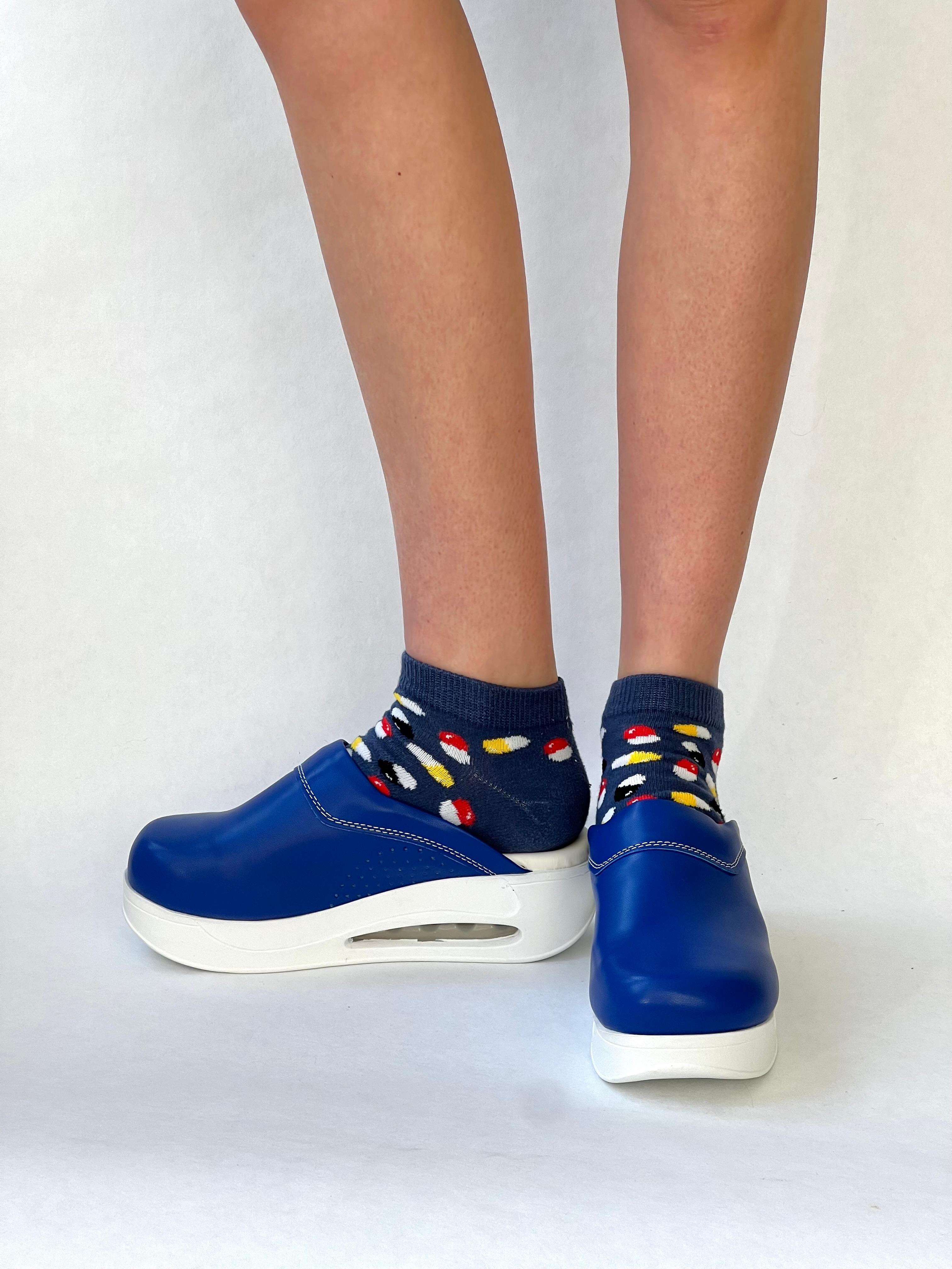 Airmeds Clogs Solid Dark Blue