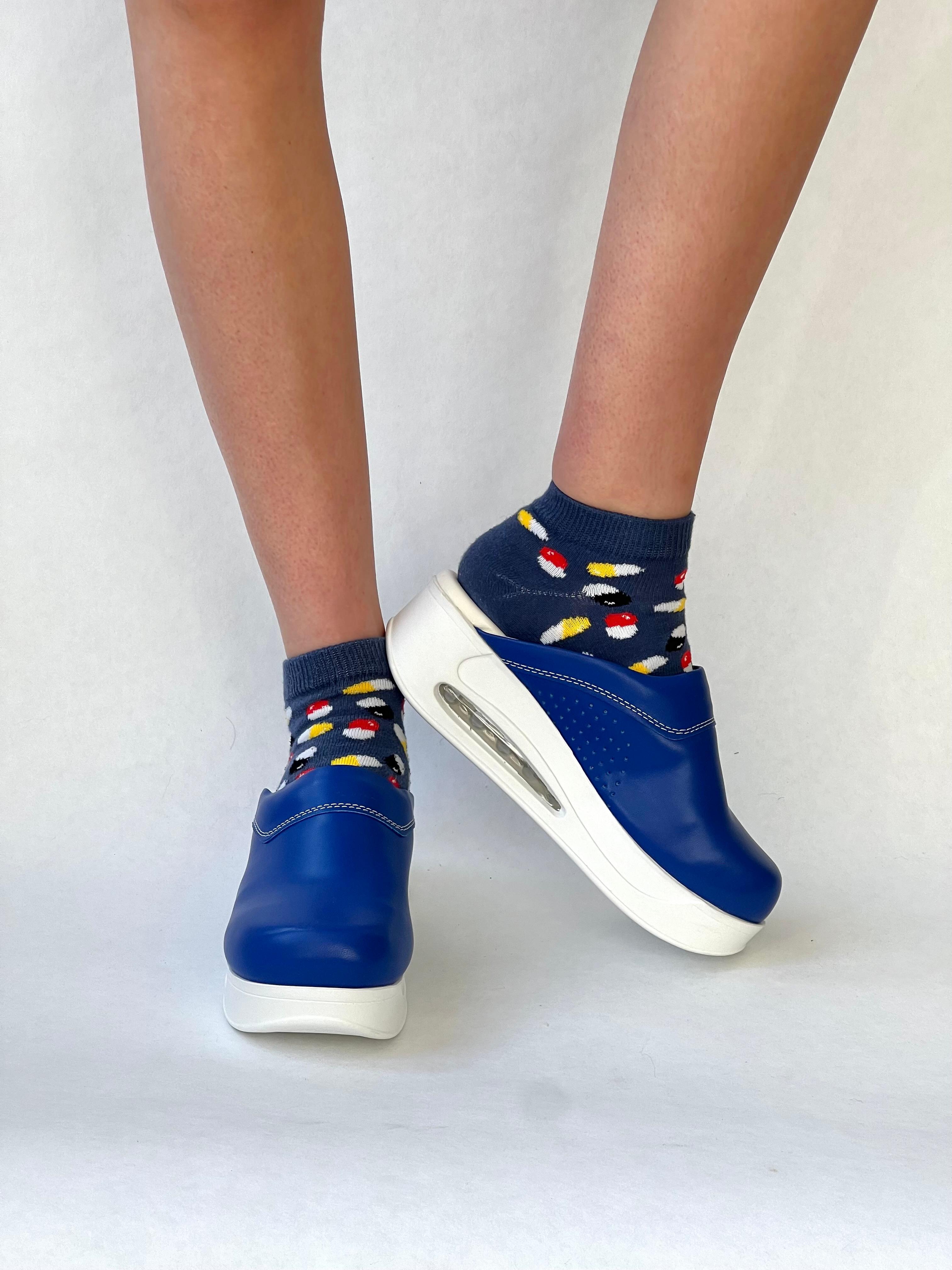Airmeds Clogs Solid Dark Blue