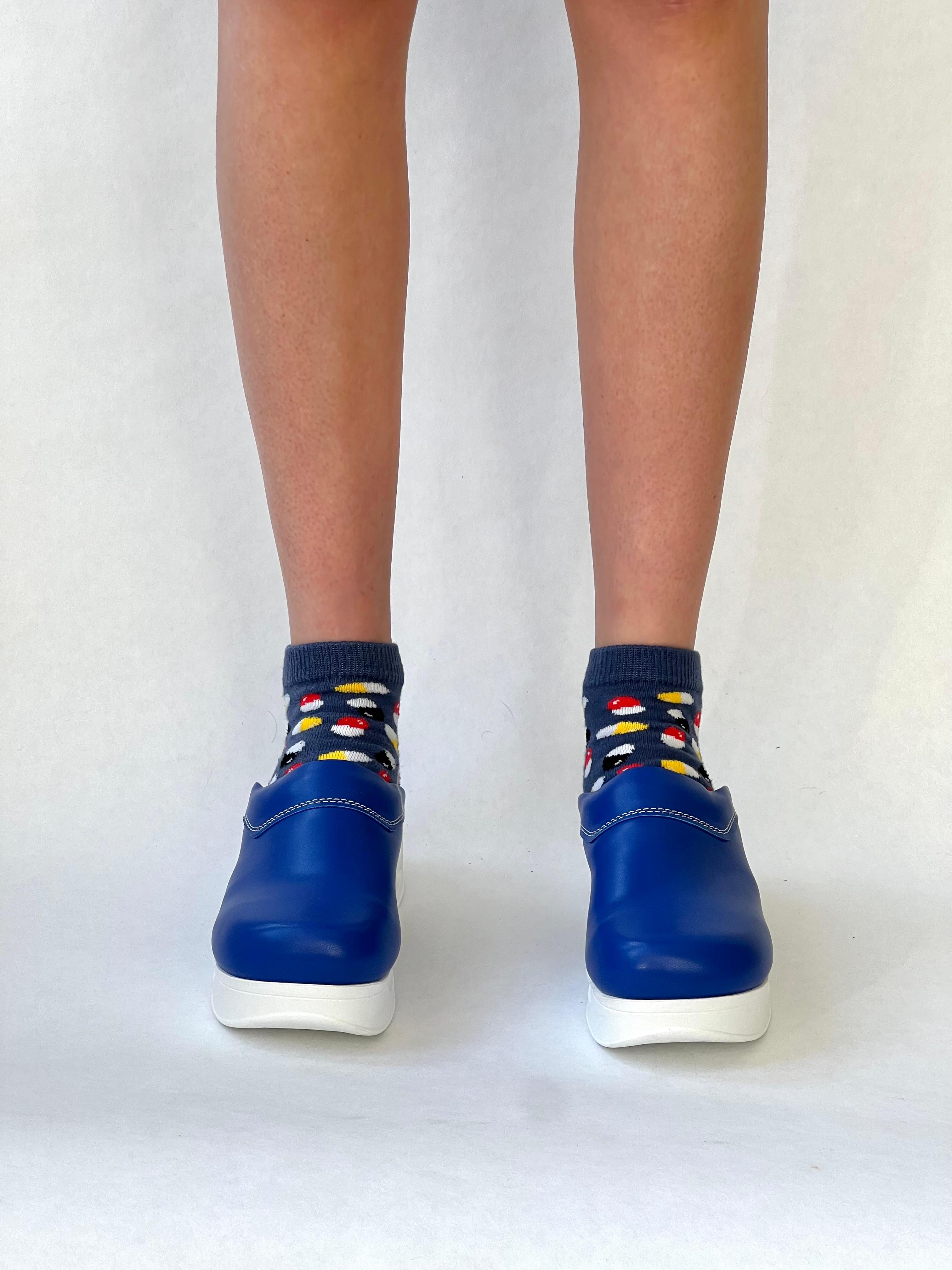 Airmeds Clogs Solid Dark Blue
