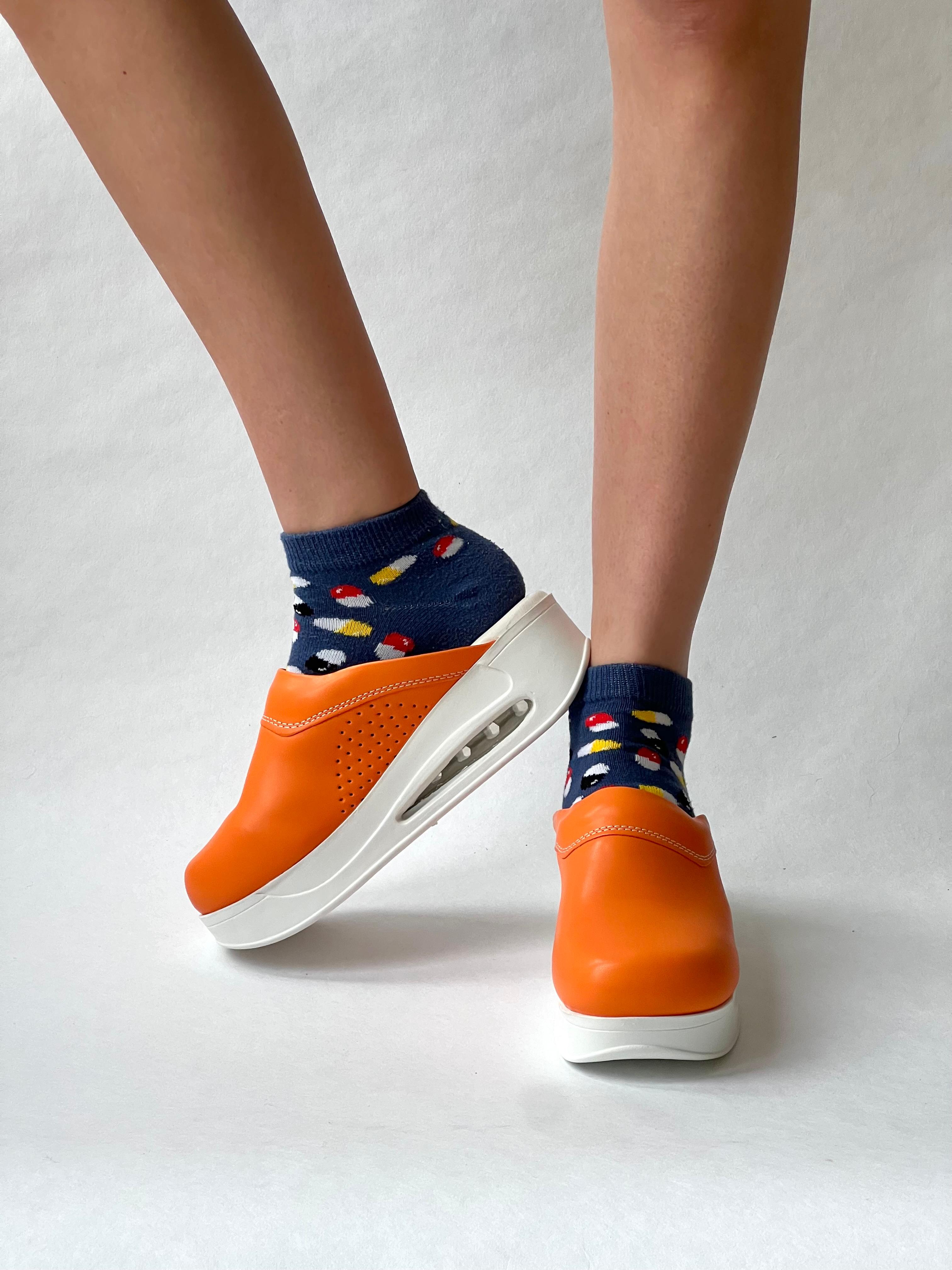 Airmeds Clogs Solid Orange
