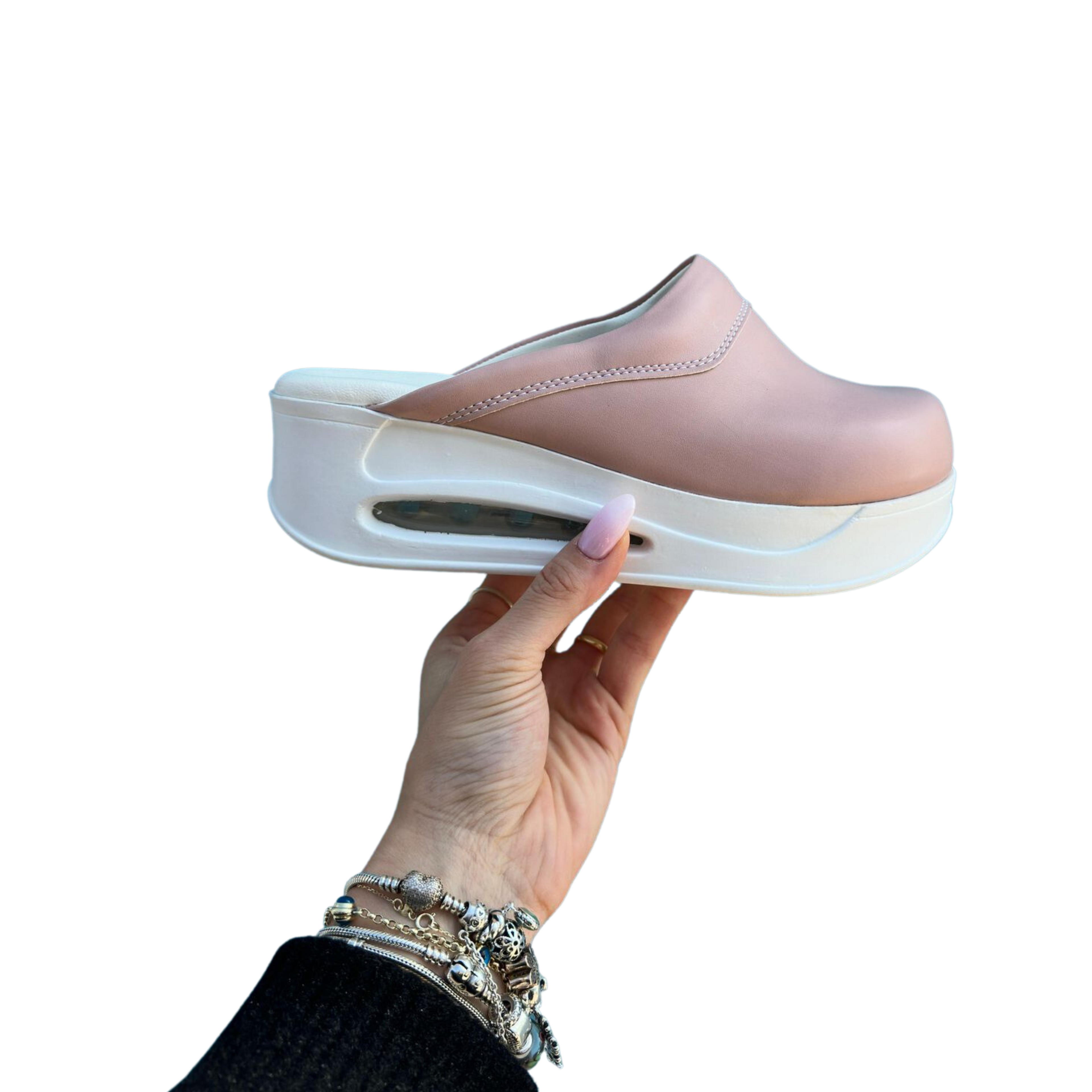 Airmeds Clogs Solid Pink