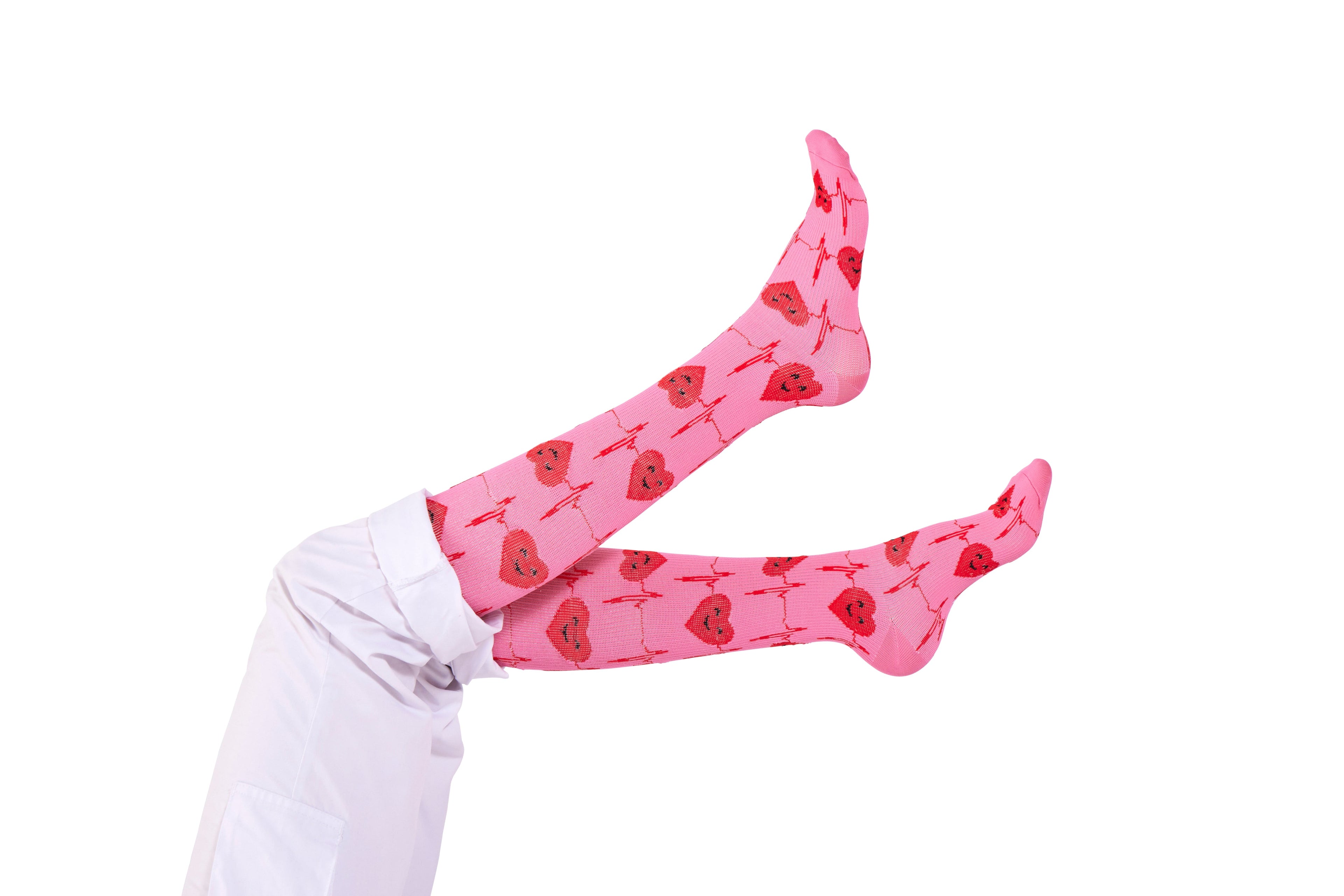 Love for Care Compression Socks Pink