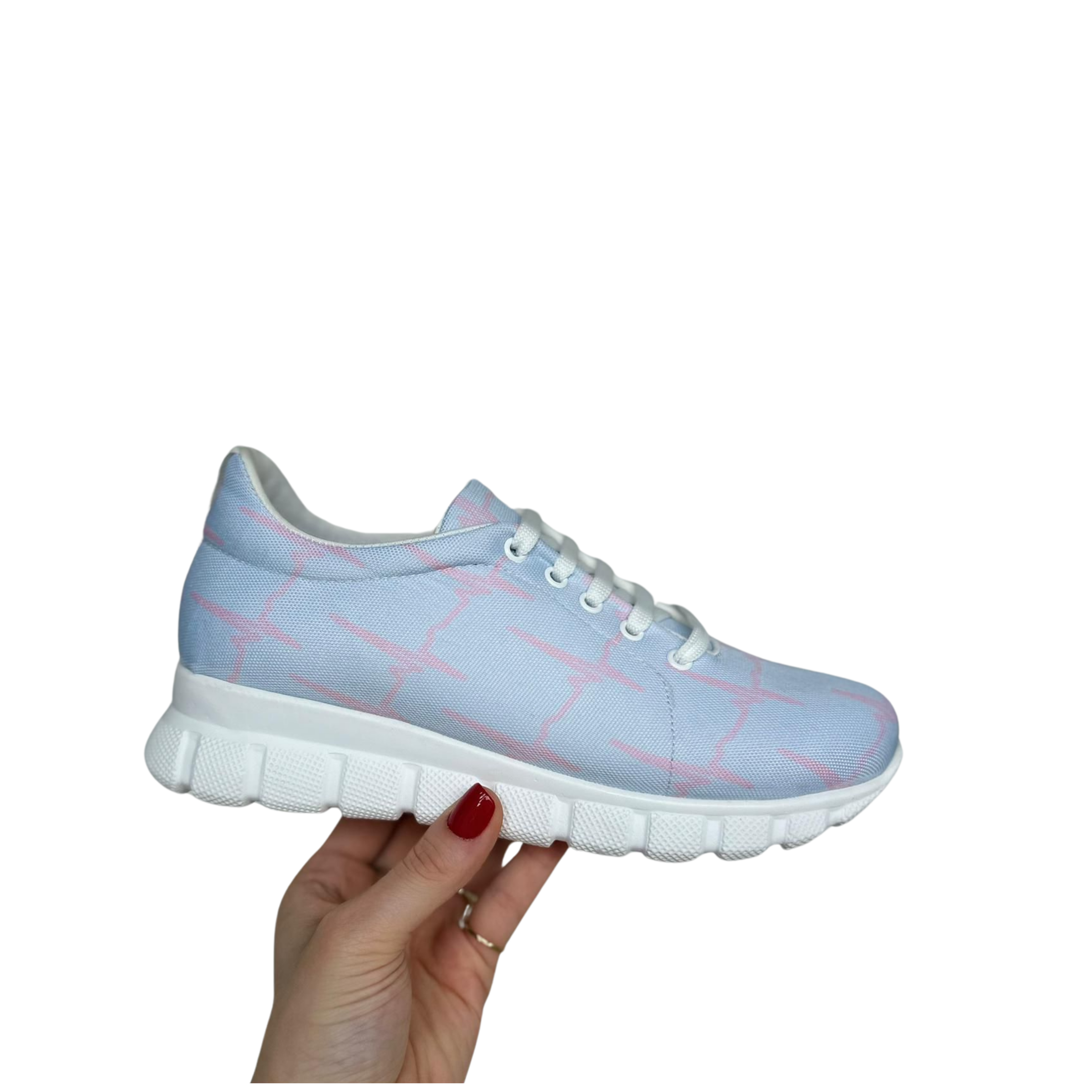 MedSocks Sneakers ECG Blue