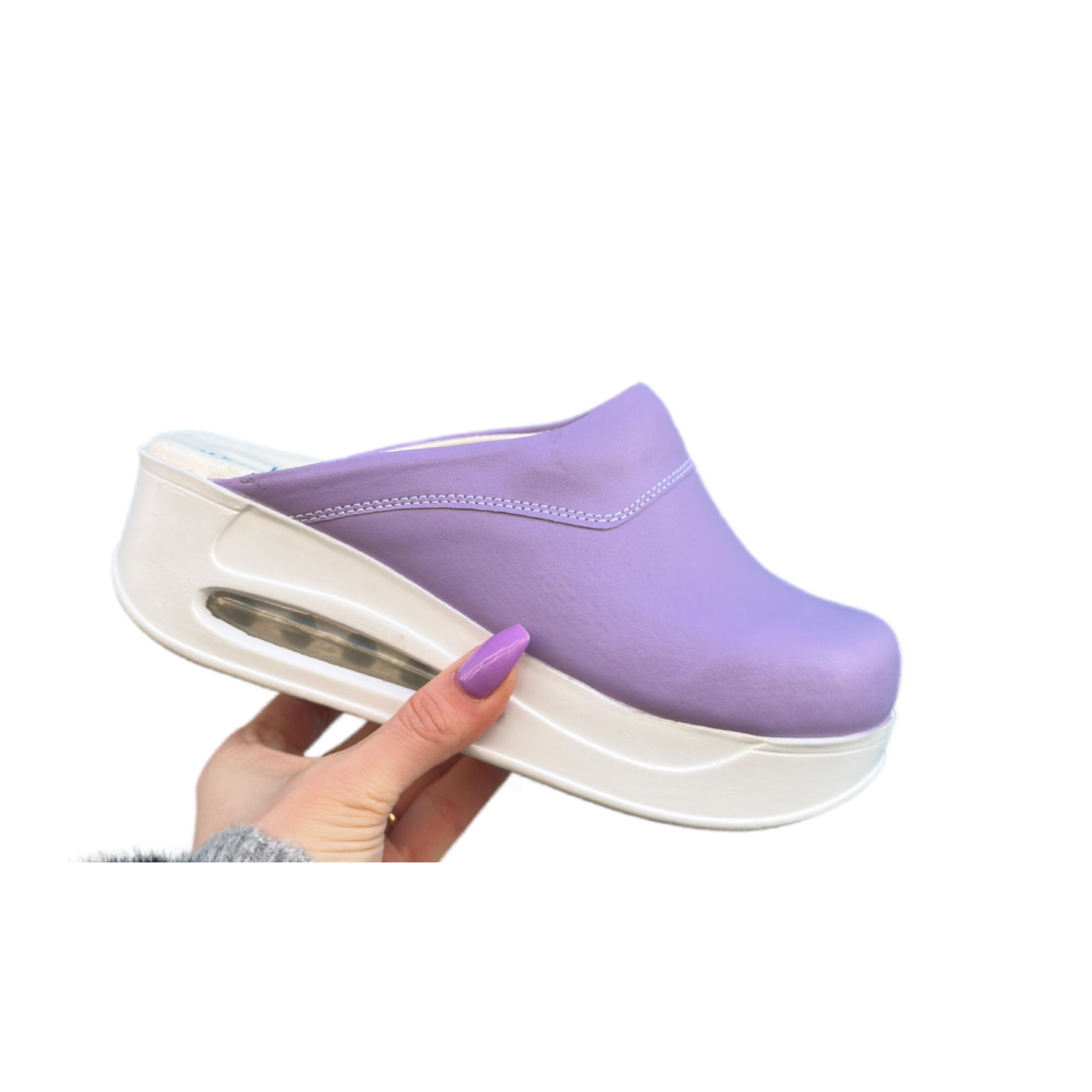 Airmeds Clogs Solid Purple