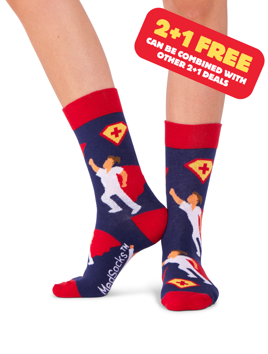 Blue Care Hero | Socks for Care Heroes