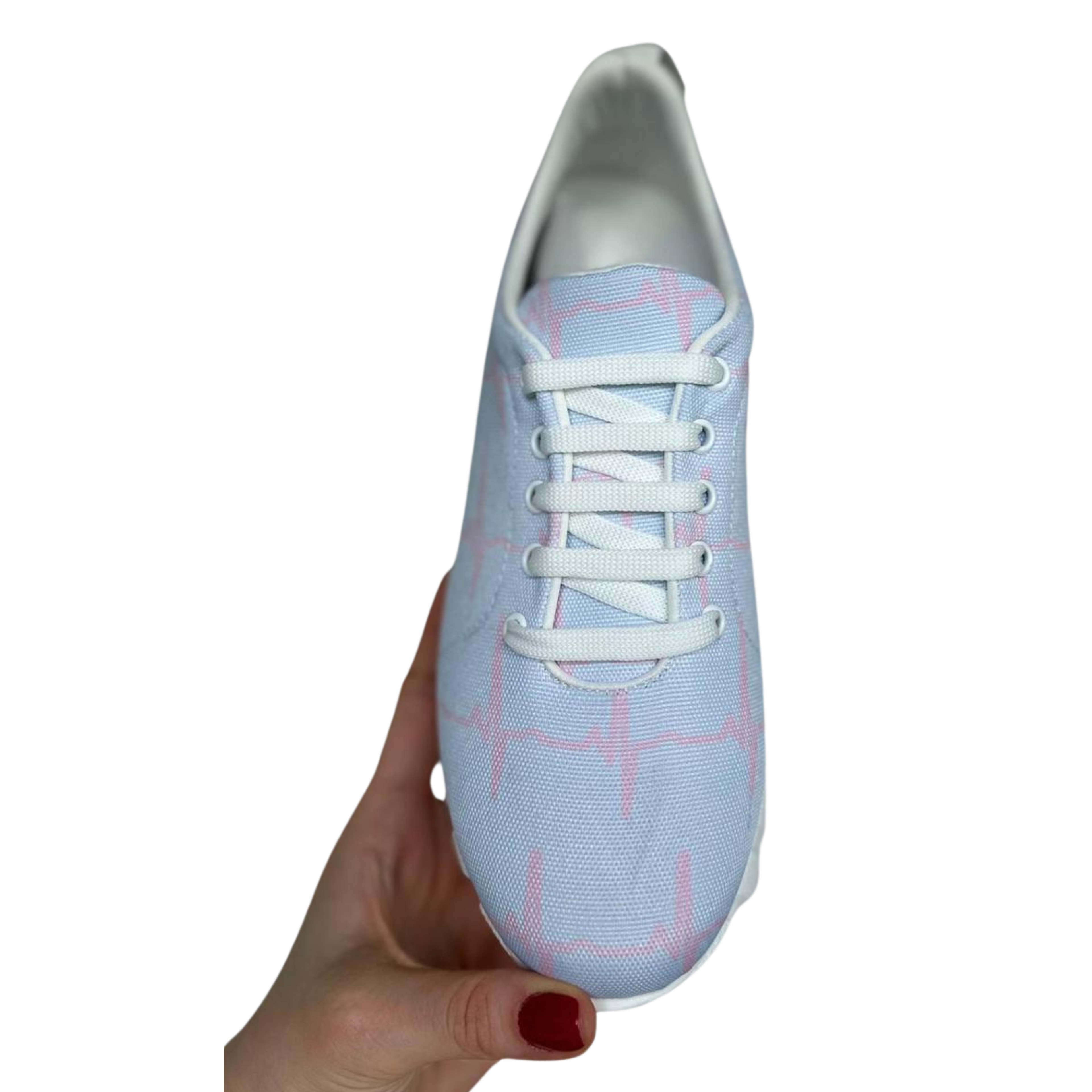 MedSocks Sneakers ECG Blue