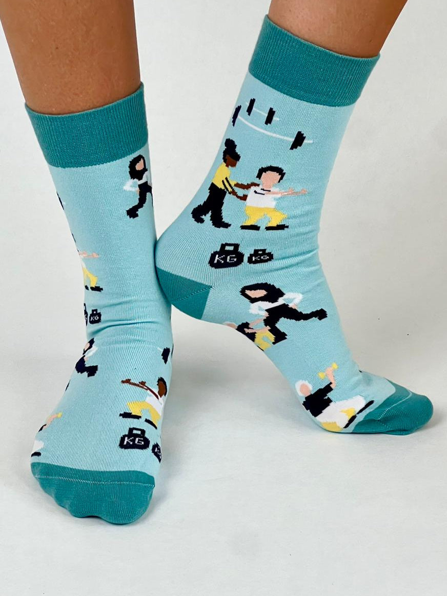 Blue Physio Socks