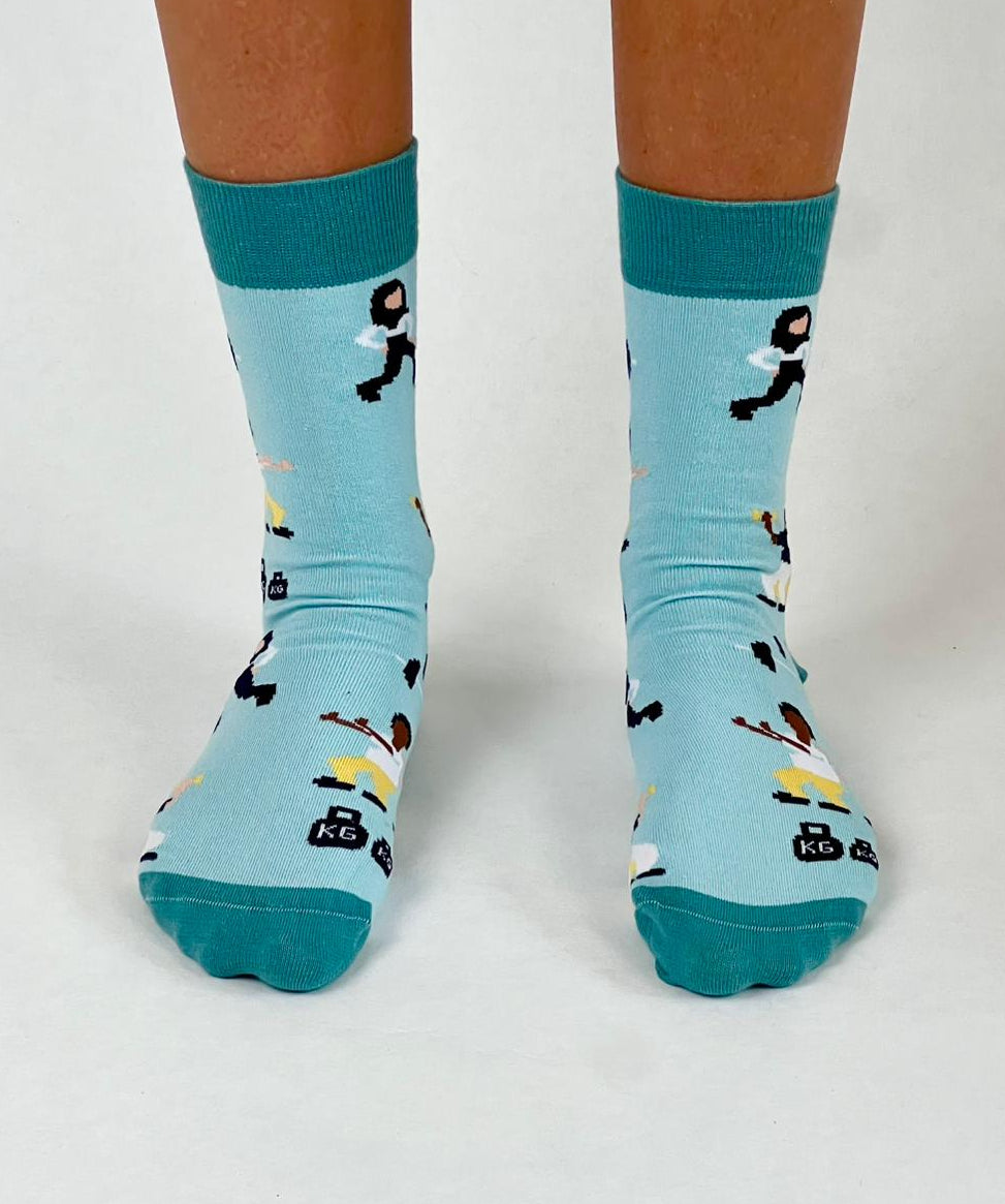 Blue Physio Socks