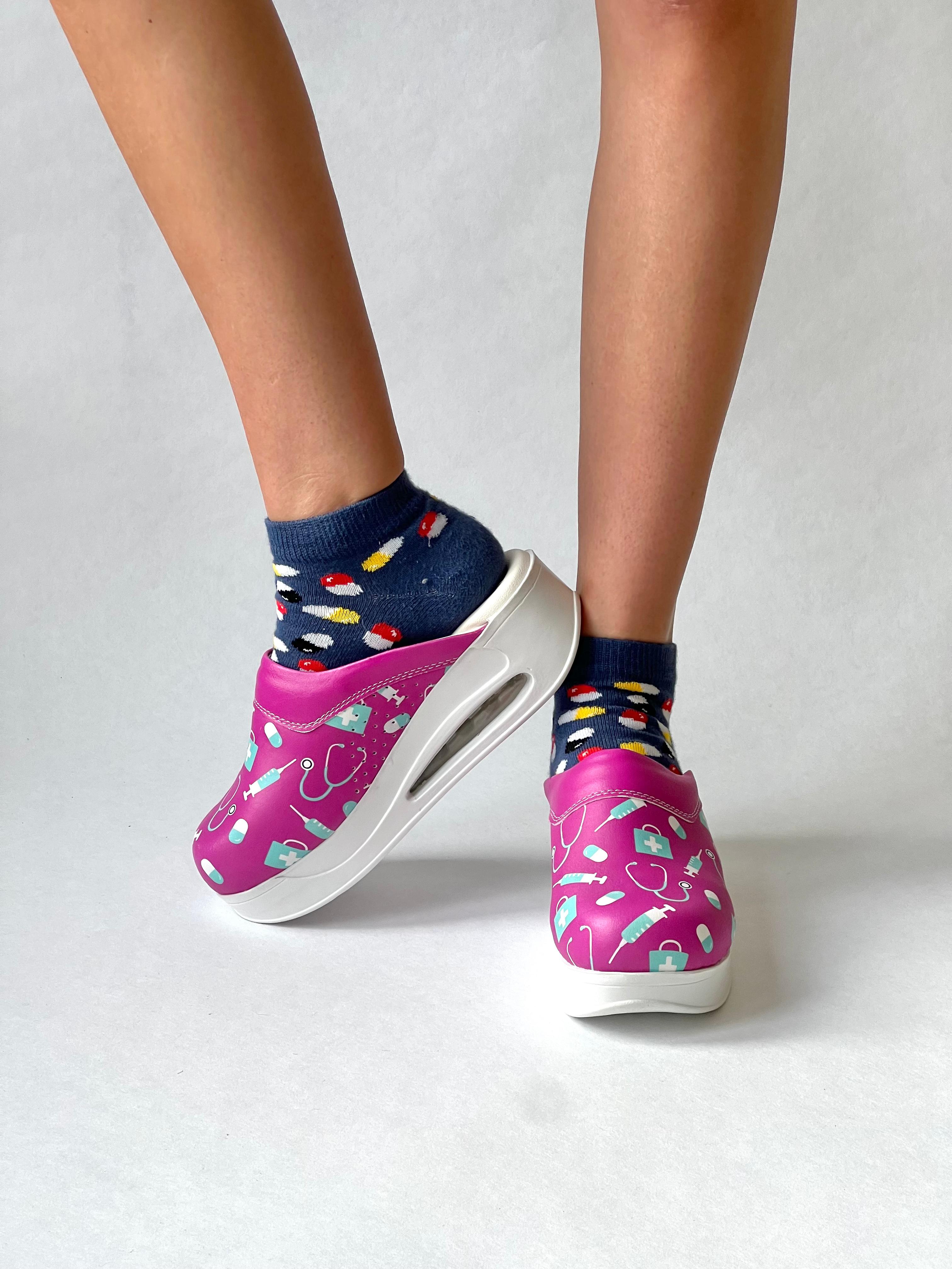 Care Fuchsia Airmeds Clogs