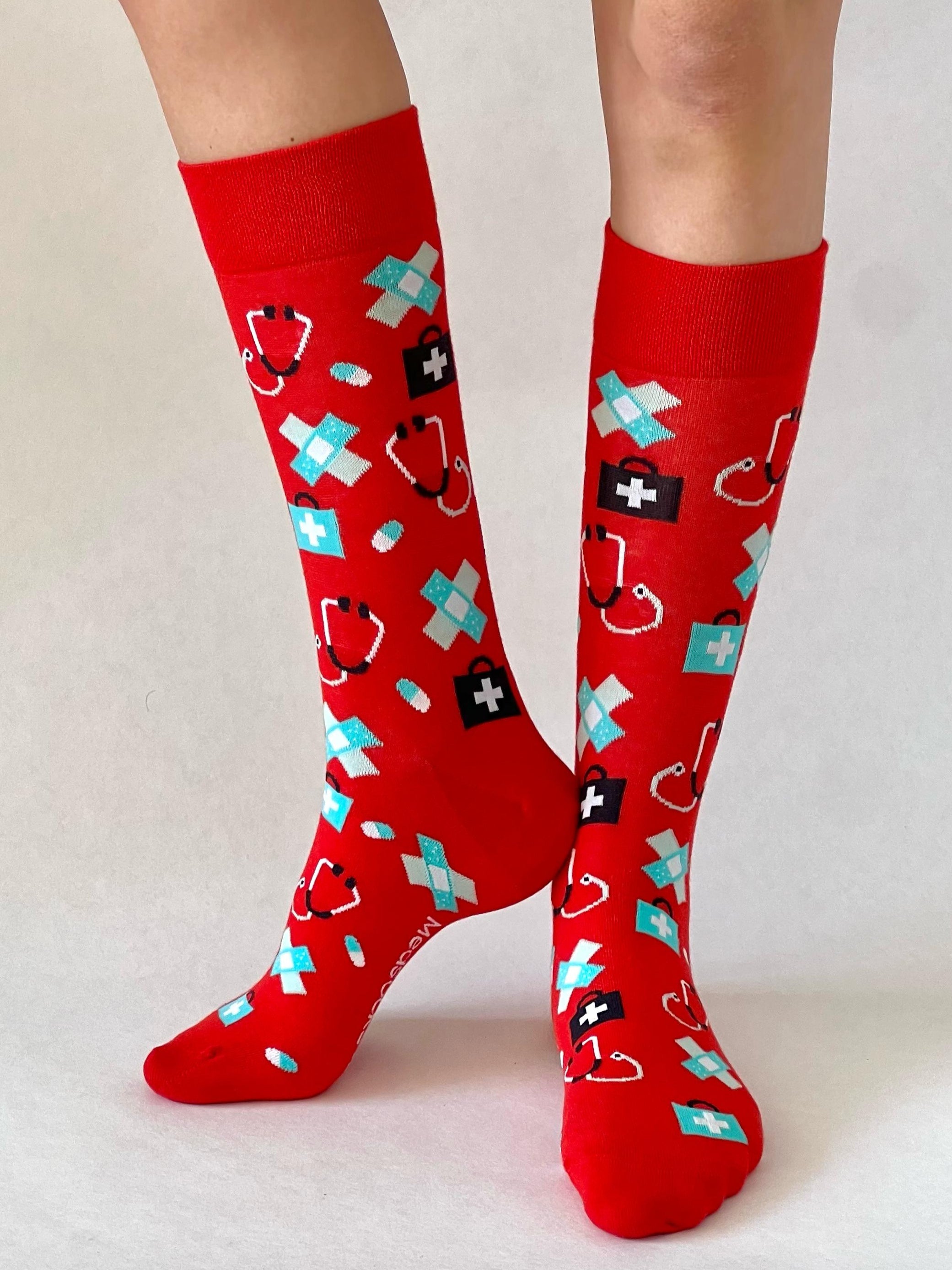 Care Socks Red