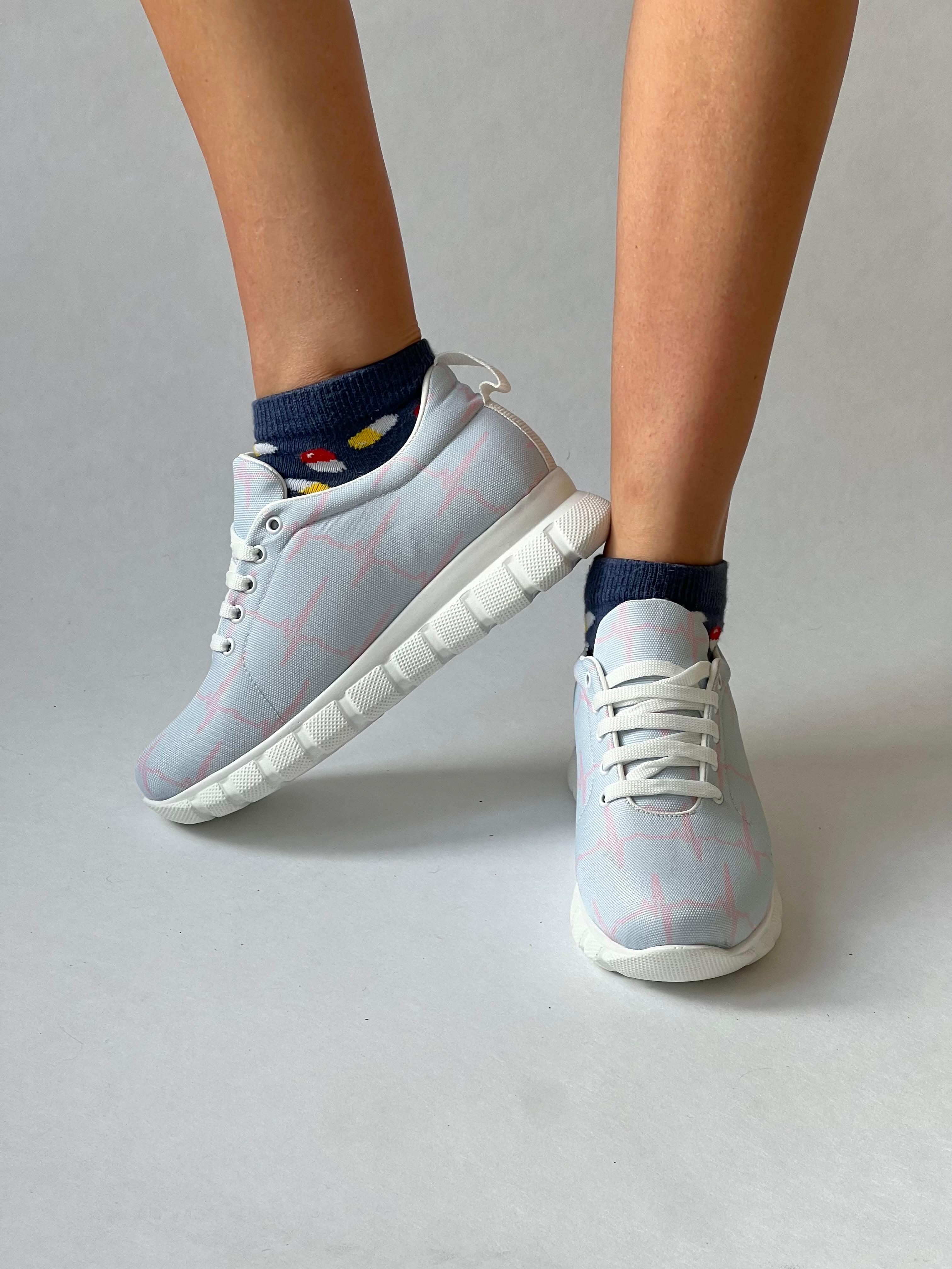 MedSocks Sneakers ECG Blue