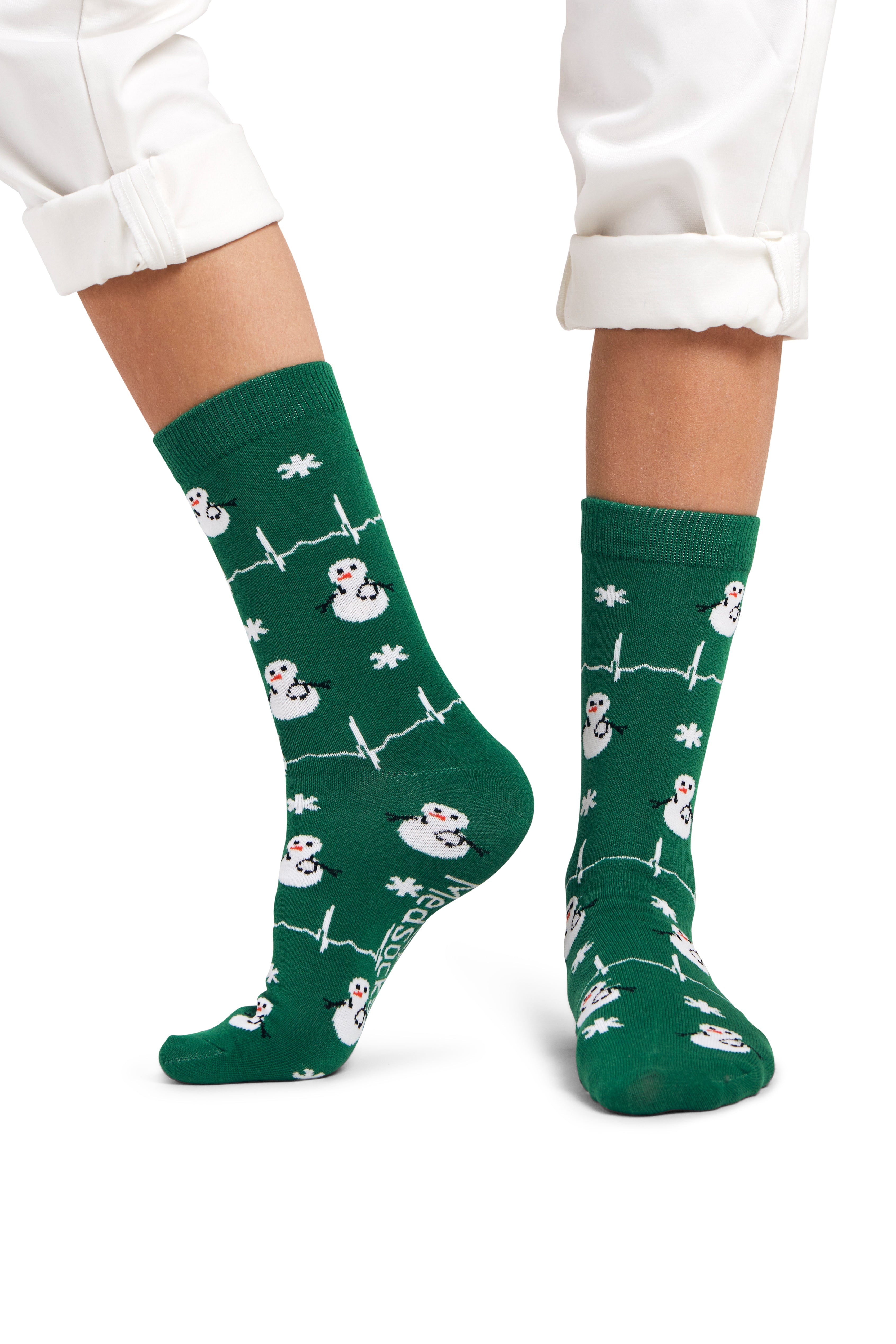 Snowman Groen - MedSocks