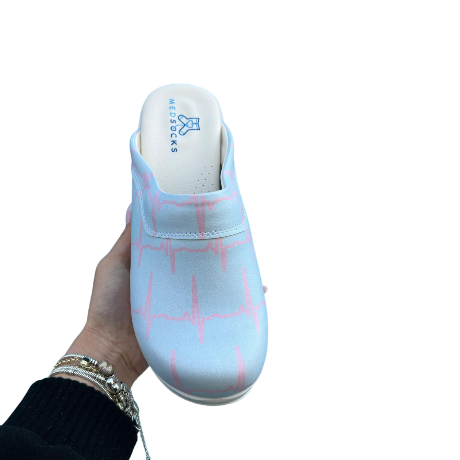 AirMeds Clogs Light Blue/Pink ECG