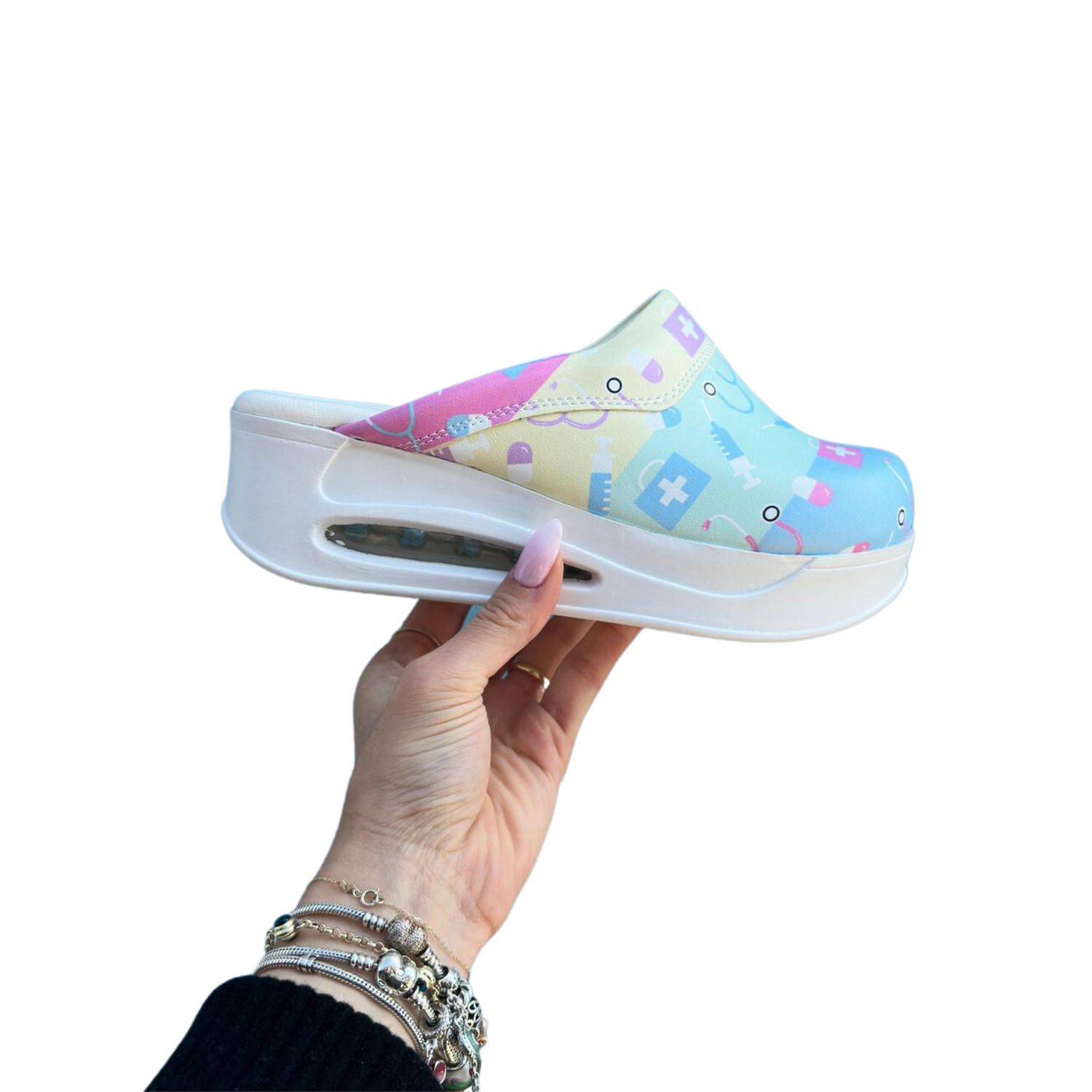 Care Pastel Airmeds Clogs