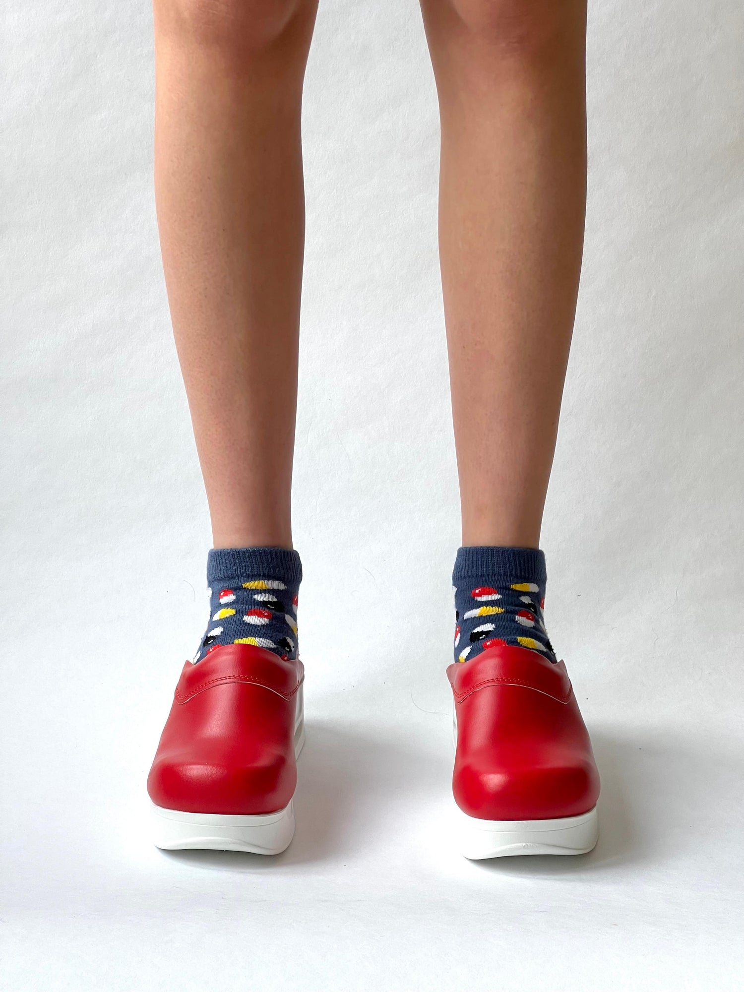 Airmeds Clogs Plain Red / Red