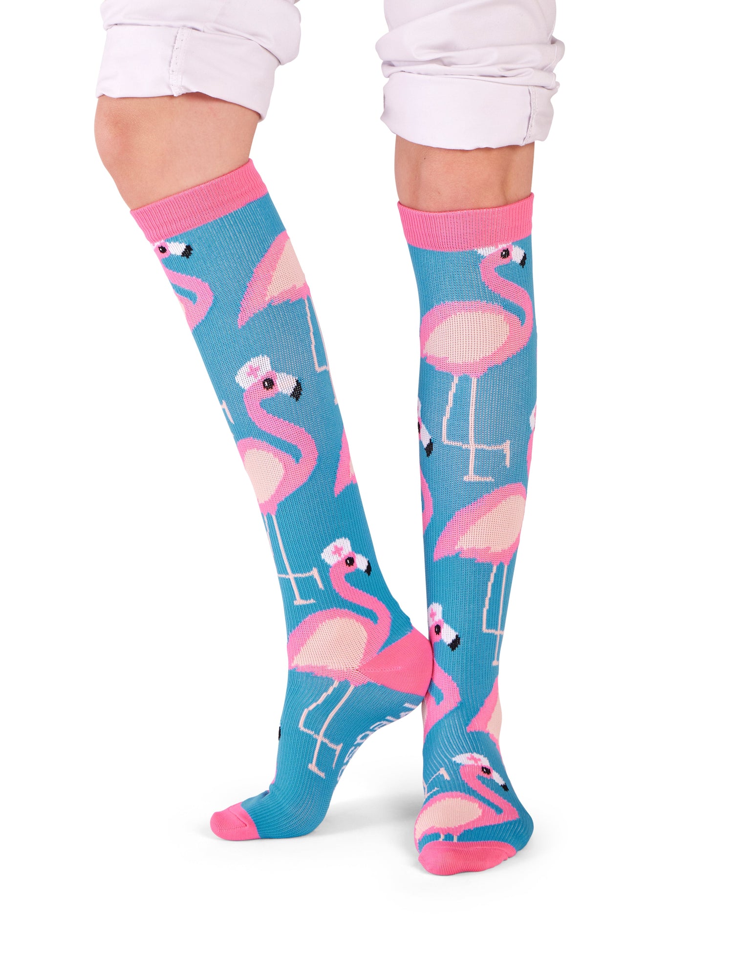 Flamingo Compression Socks