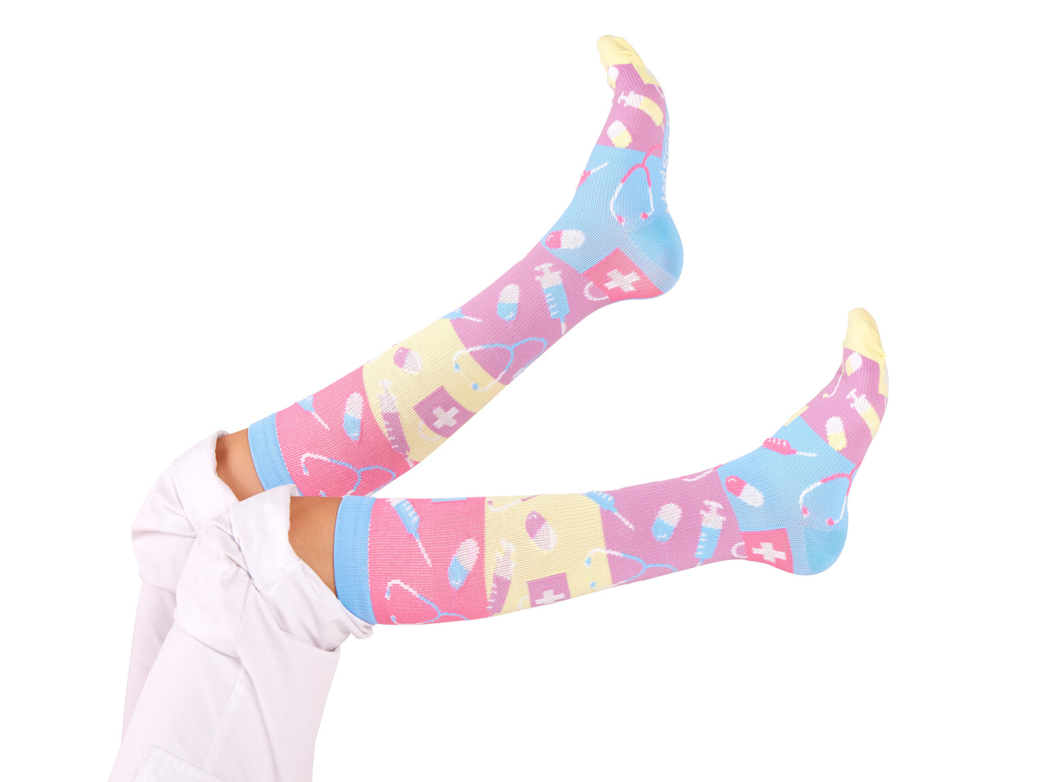 Chaussettes de compression Care Pastel