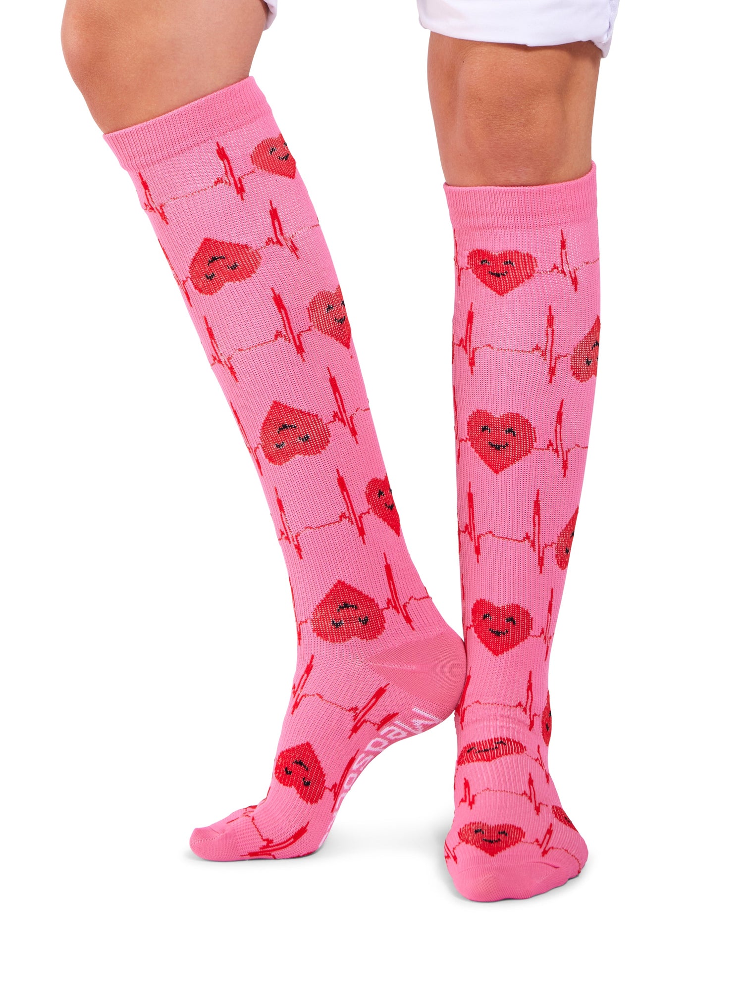 Chaussettes de compression Love for Care roses
