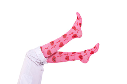 Chaussettes de compression Love for Care roses