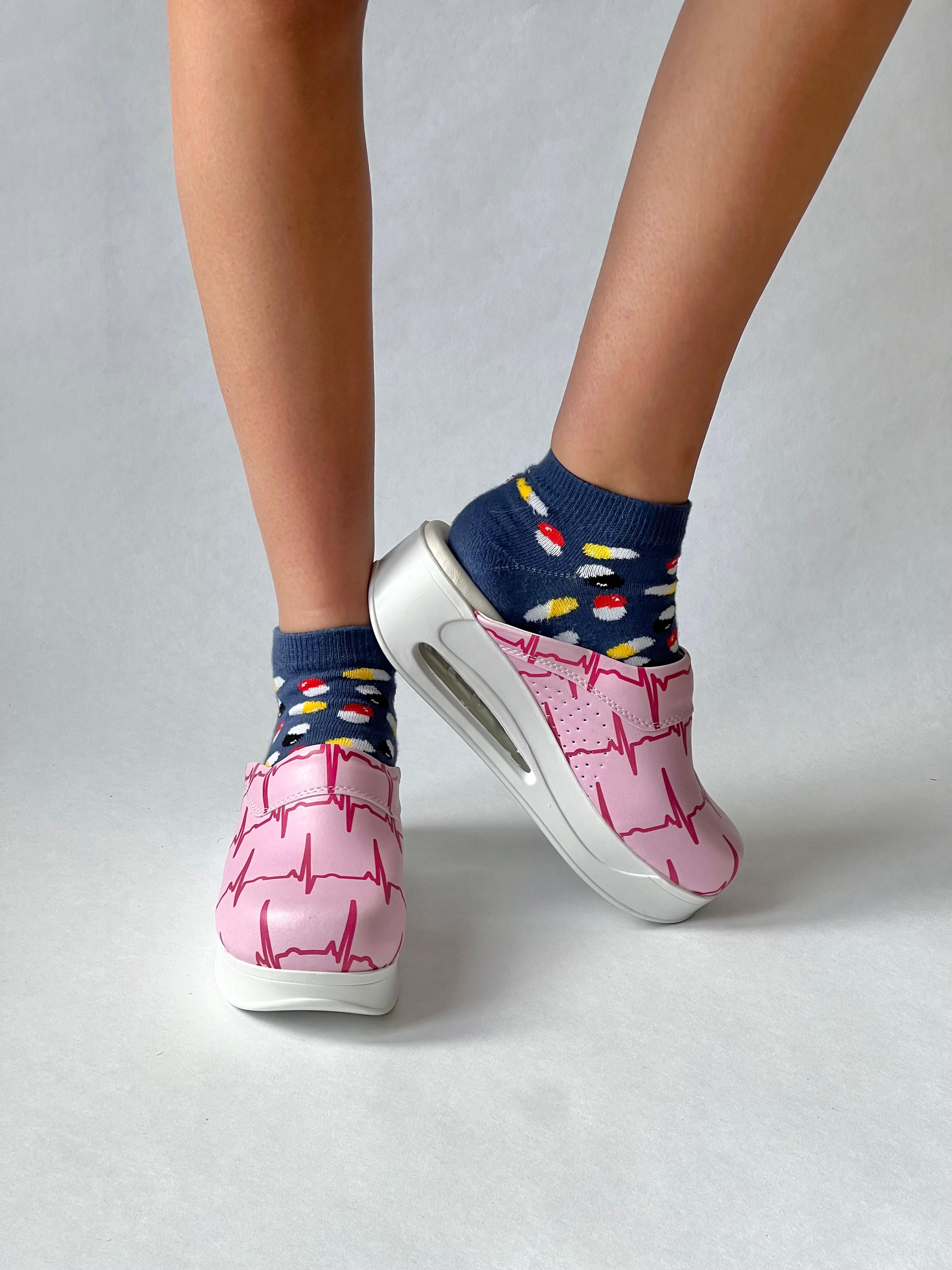 AirMeds Clogs Pink ECG