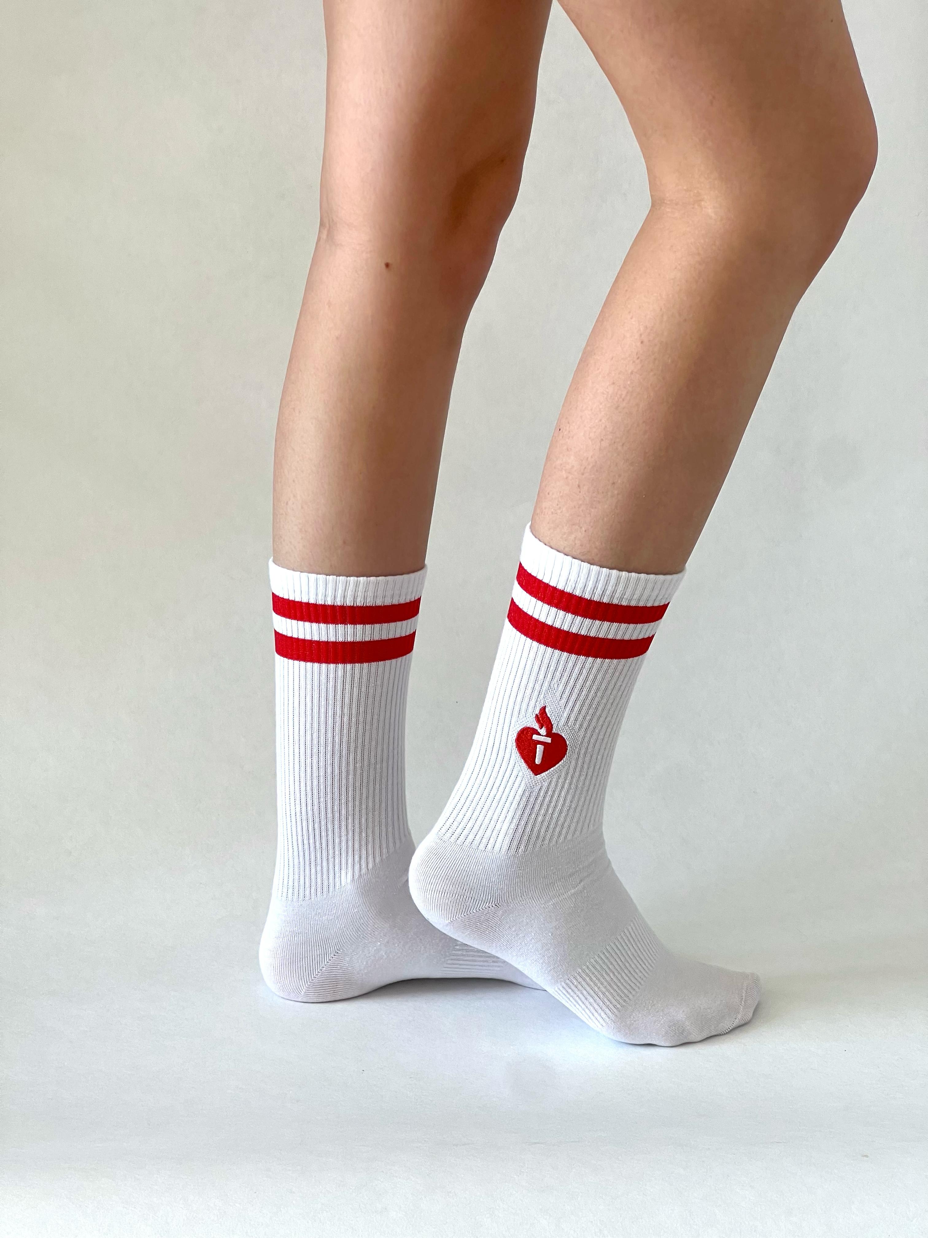 Chaussettes de sport de la Fondation du cœur