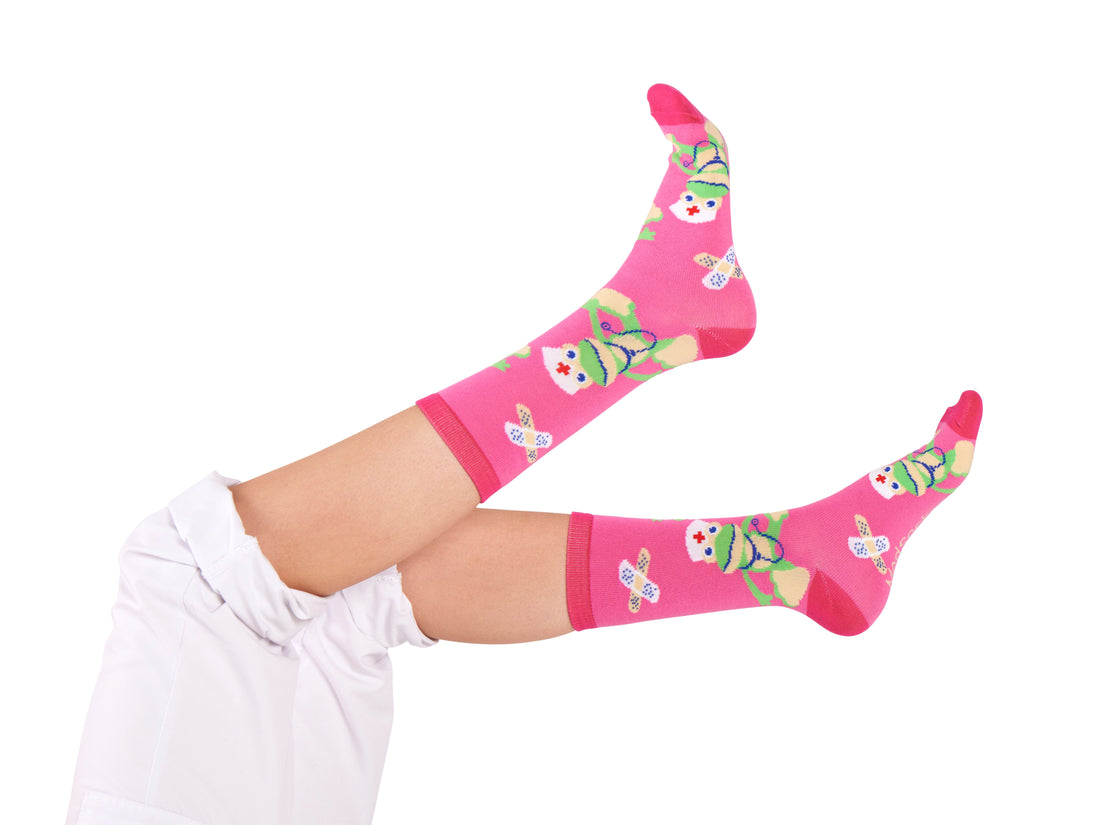 Medsocks Cuddly Friend Pink