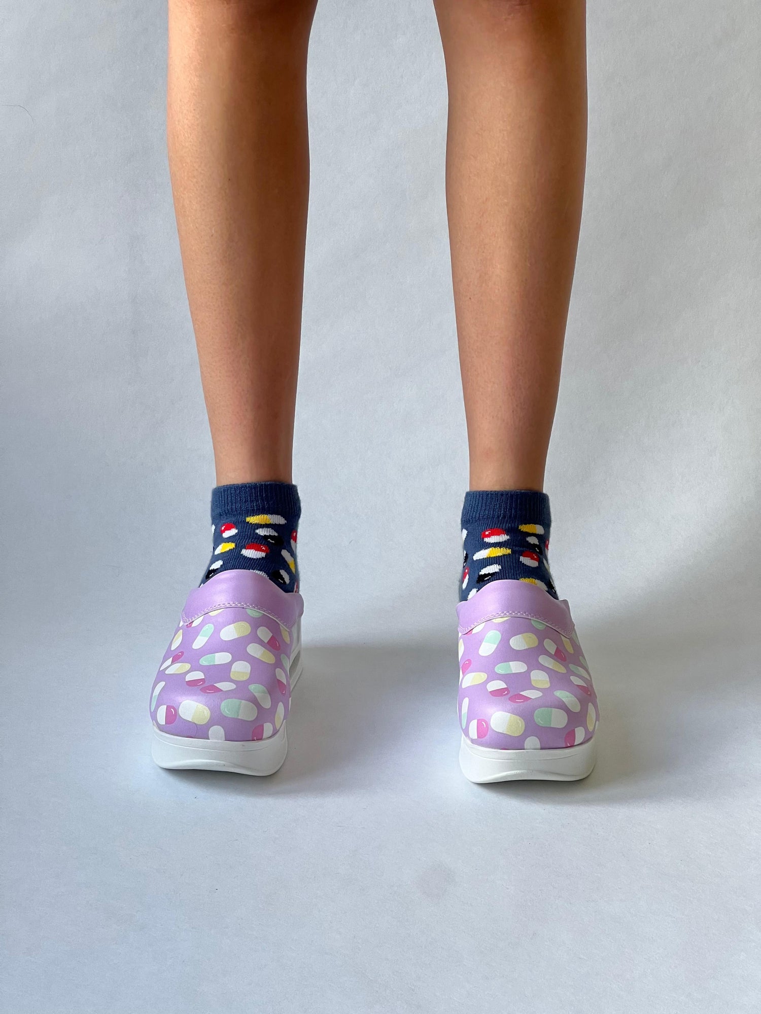 Medication / Pills Purple Airmeds Clogs