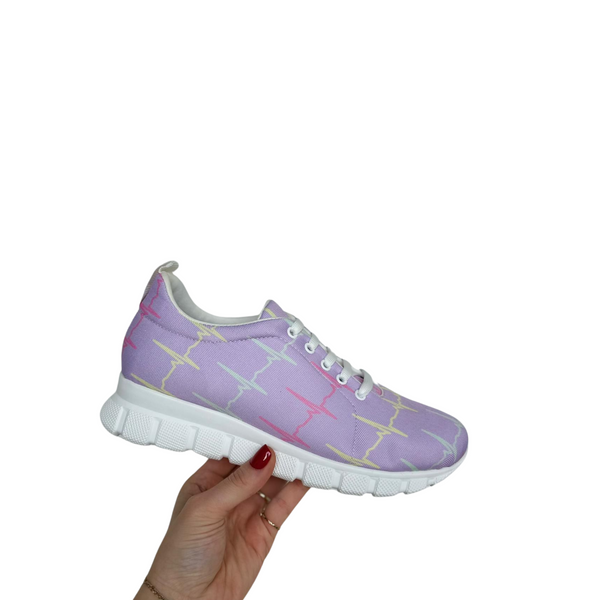 MedSocks Sneaker ECG Pastel