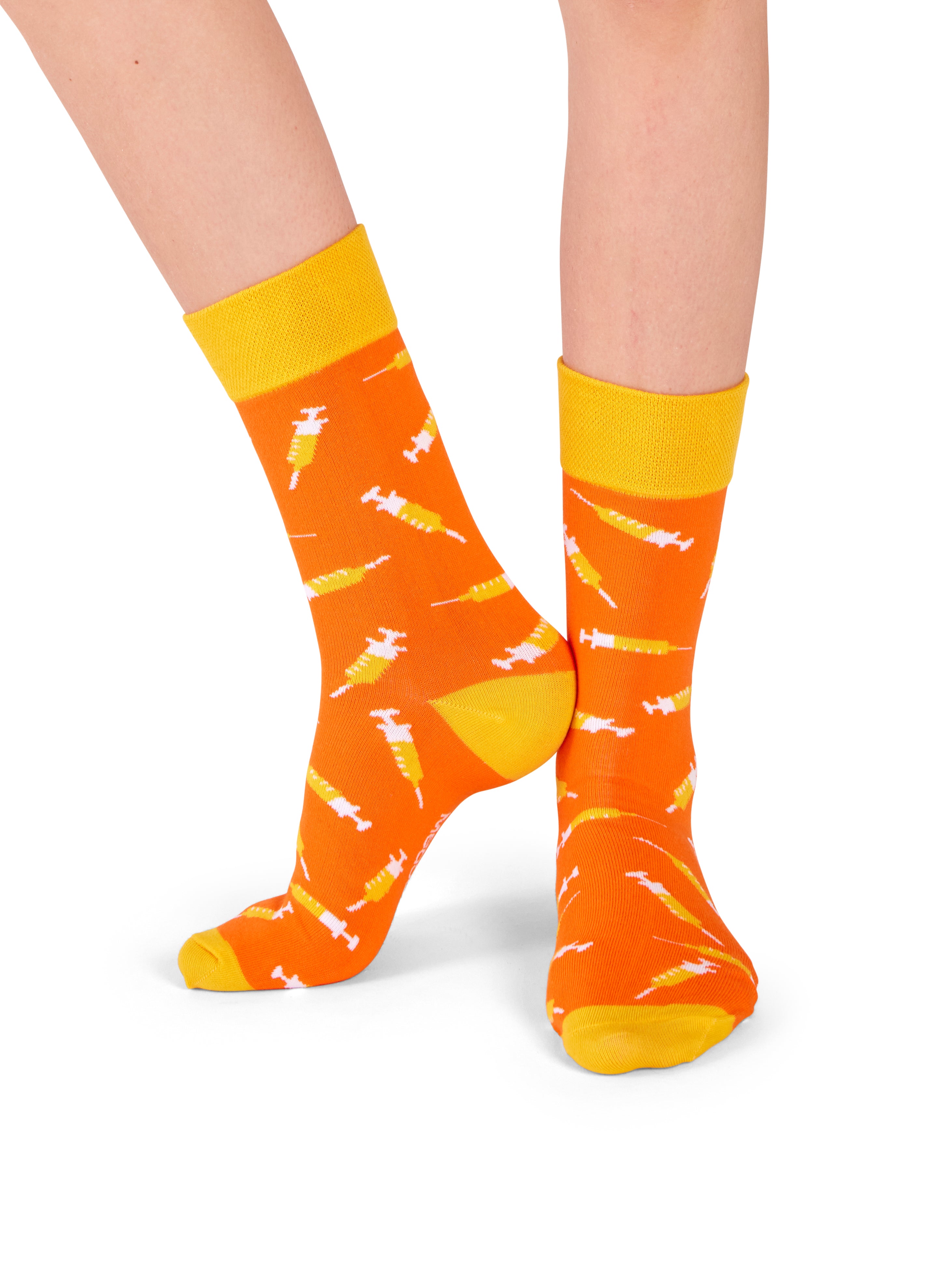 Spuitjes MedSocks Oranje Geel