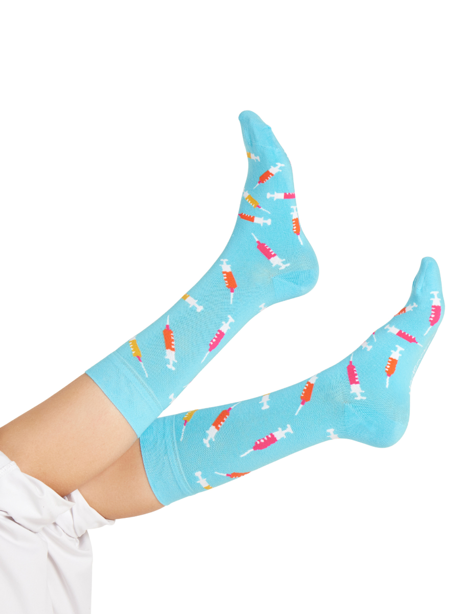 Spuitjes MedSocks Blauw