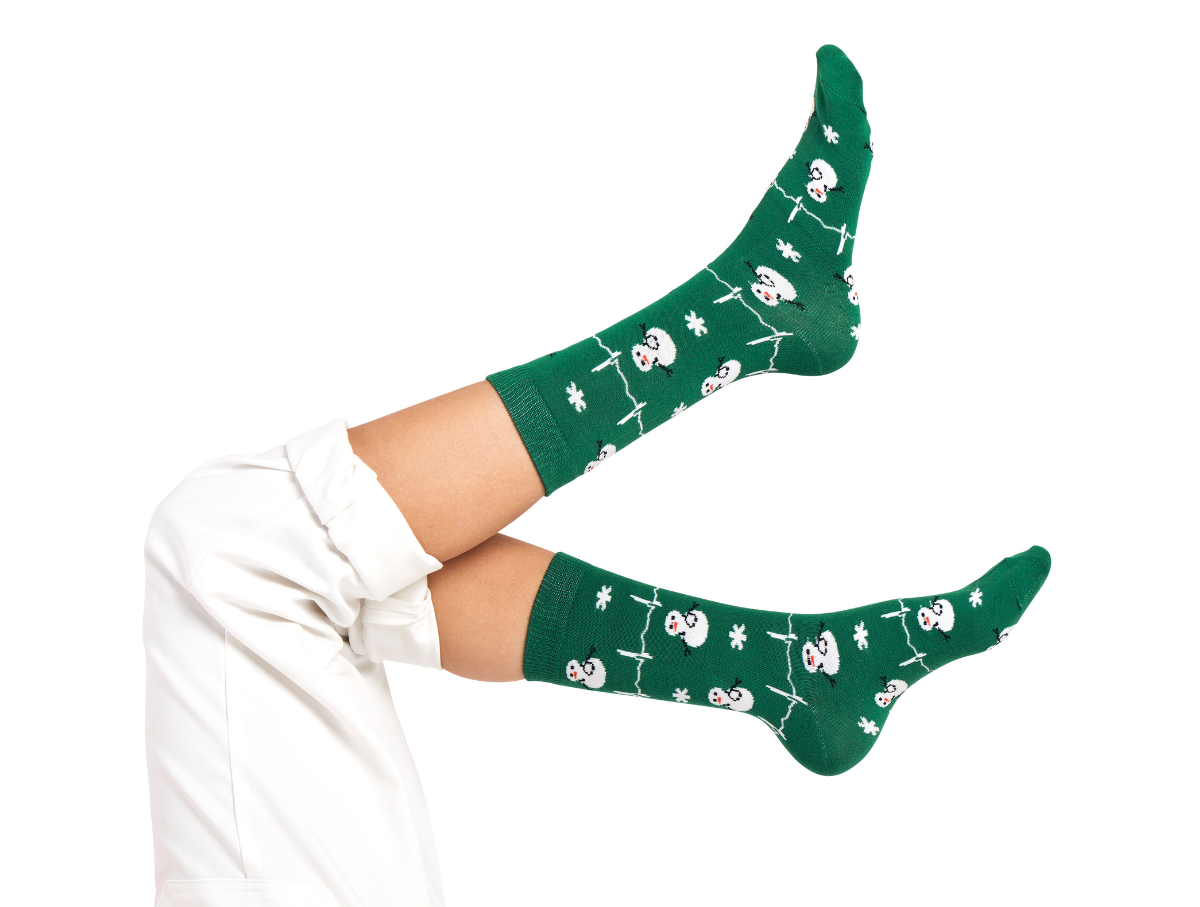 Snowman Groen - MedSocks