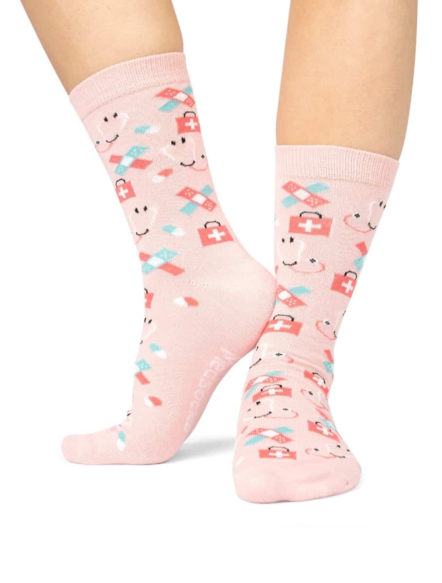 💕 Zorg Sokken Licht Roze 🩺 - MedSocks